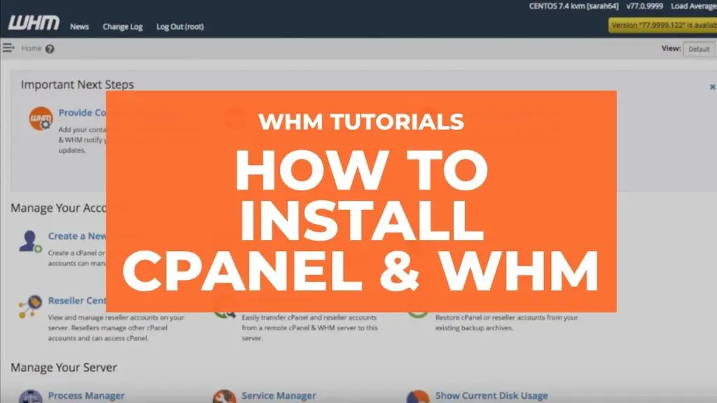 how to install cpanel